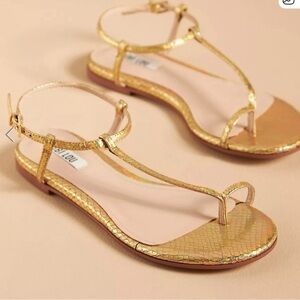 Anthropologie Bibi Lou Toe Loop Flats 39